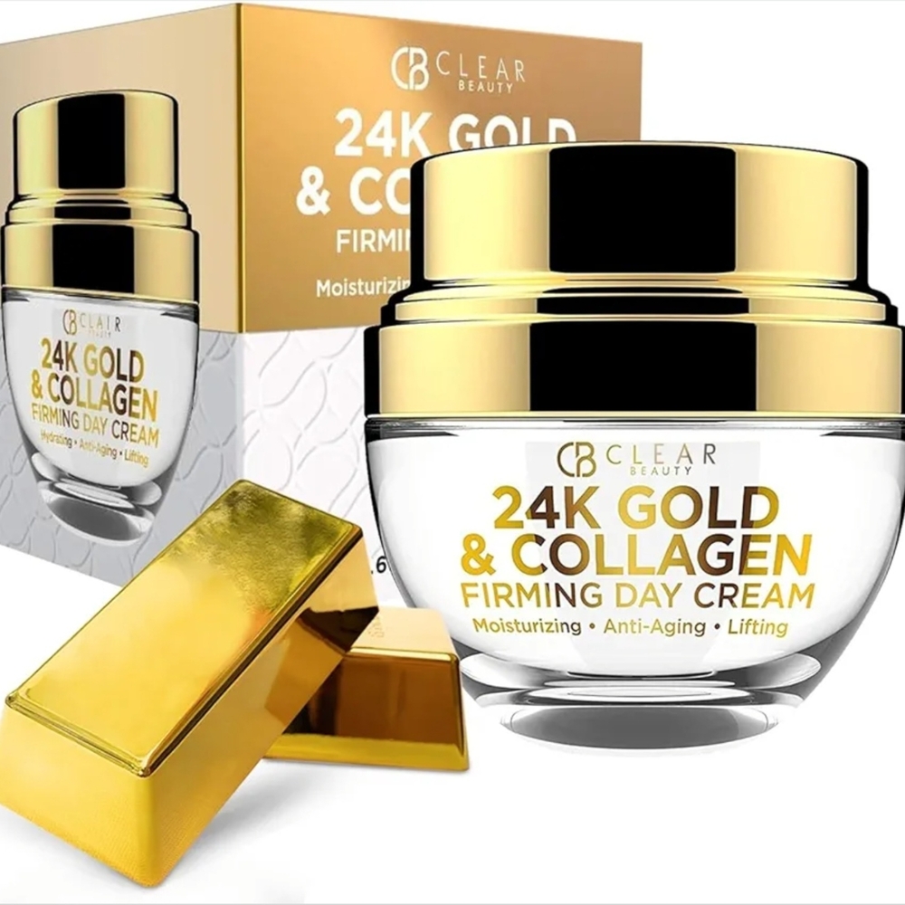 24K Gold & Collagen Firming Day Cream Beauty Clear KOREAN Beauty Cream